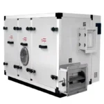 FXZ series industrial desiccant rotor dehumidifier single unit, showing side air duct and filter structure, customizable air volume for different production workshops