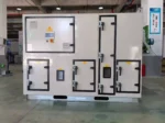 FXC series combined rotary desiccant dehumidifier with PLC control panel manufactured by Zhejiang Fengxing factory for pharmaceutical, food, glass and chemical production low humidity workshop