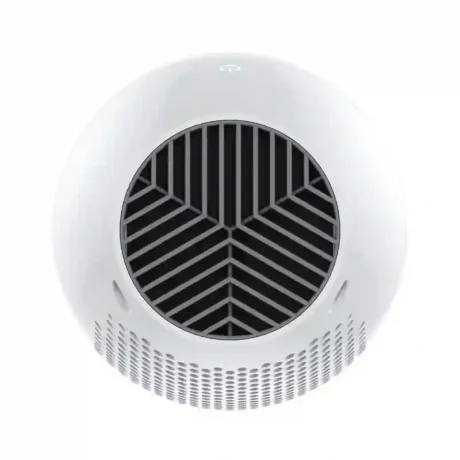 Top air outlet grille detail of FXRH-250ml small refrigerative dehumidifier, smooth air circulation design for quiet household moisture absorption