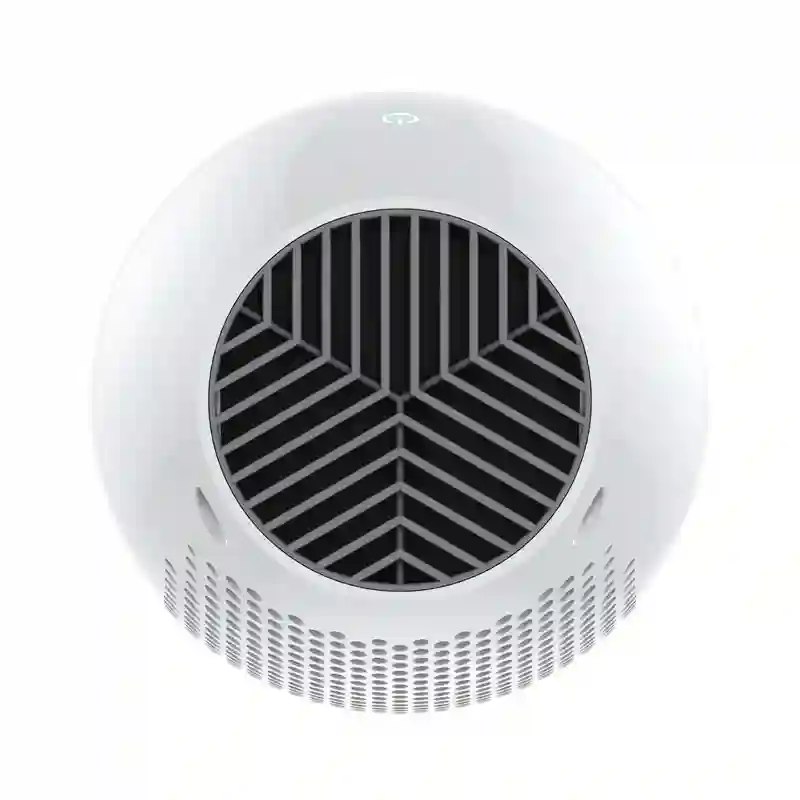 Top air outlet grille detail of FXRH-250ml small refrigerative dehumidifier, smooth air circulation design for quiet household moisture absorption