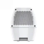 Rear perforated air inlet panel of FXRH-250ml mini refrigerative dehumidifier, large ventilation area to improve daily dehumidification efficiency
